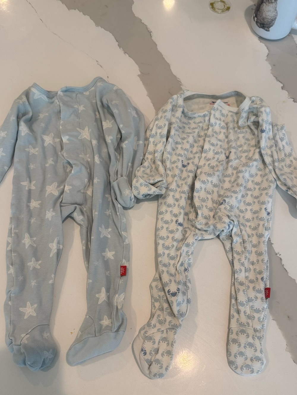 Magnetic Me blue sleepers, 3-6M (Set of 2)